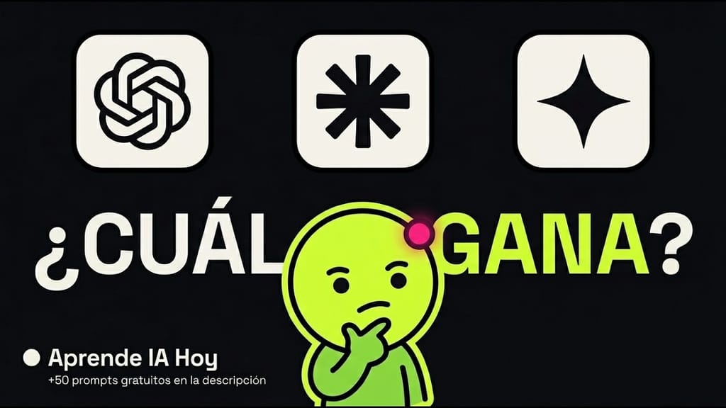 ChatGPT vs Claude vs Gemini: cuál usar para cada tarea