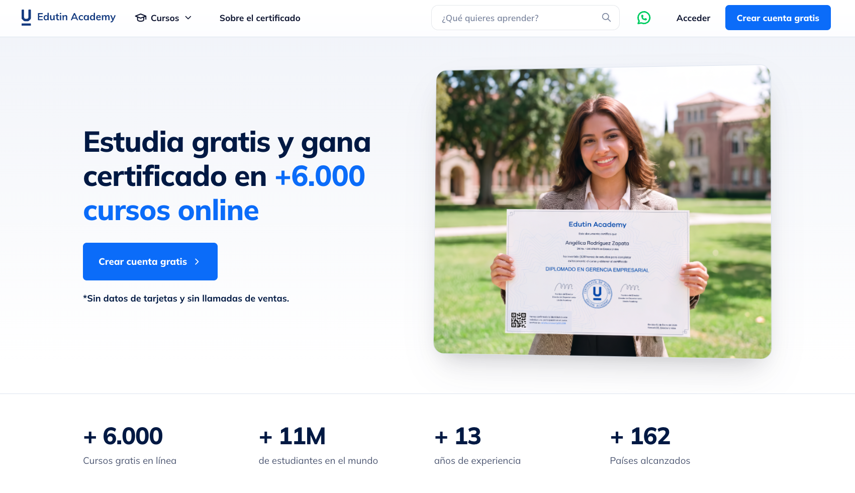 Captura de Edutin Academy