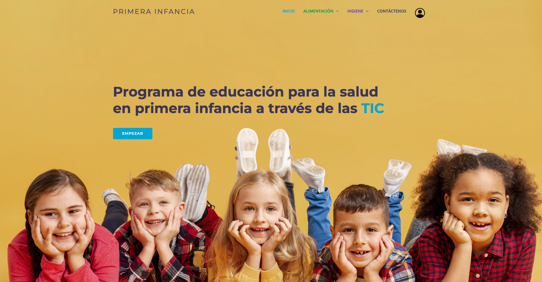 Captura del sitio de ProEduinf